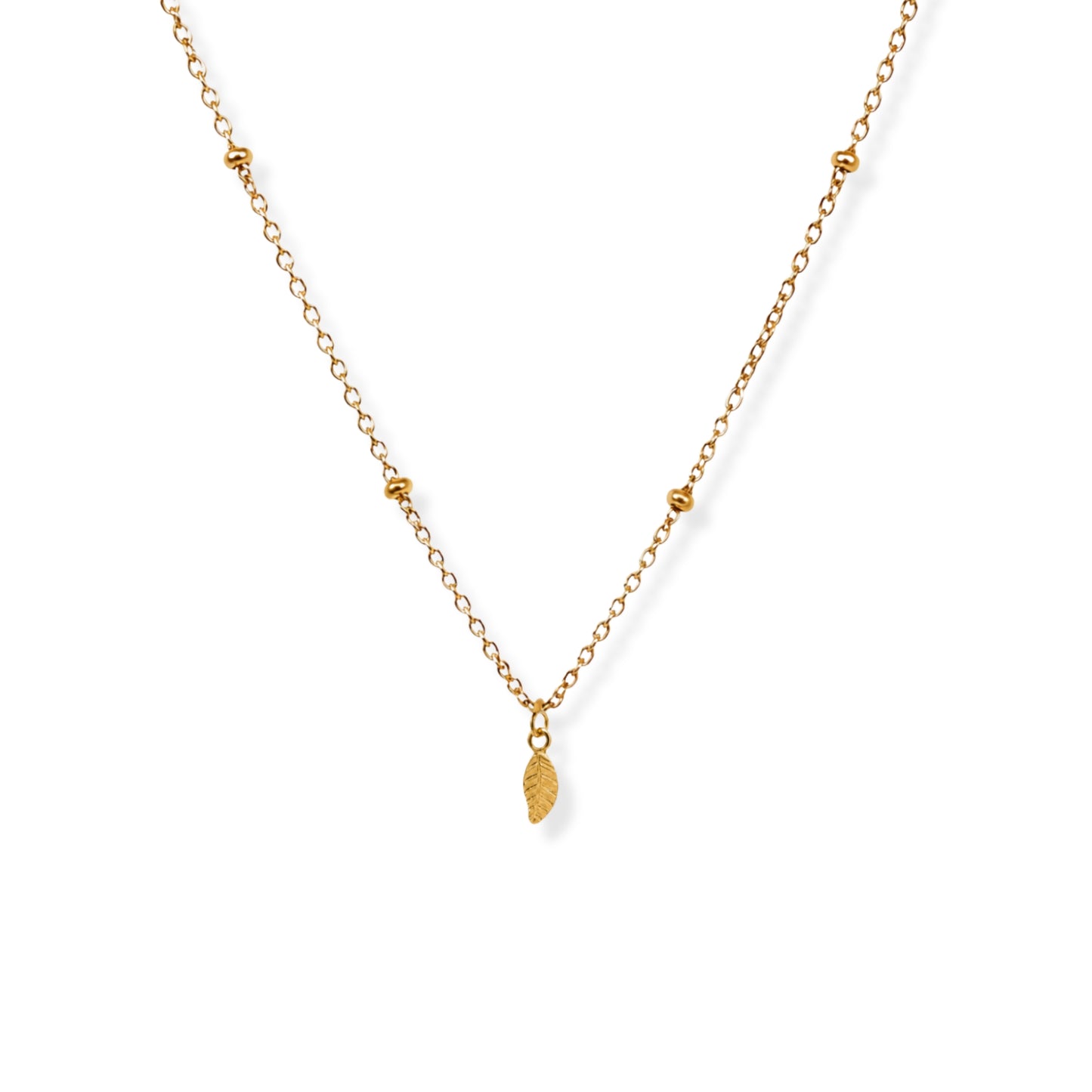 Little Leaf Necklace 18K Gold