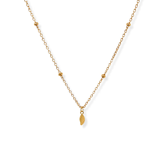 Little Leaf Necklace 18K Gold