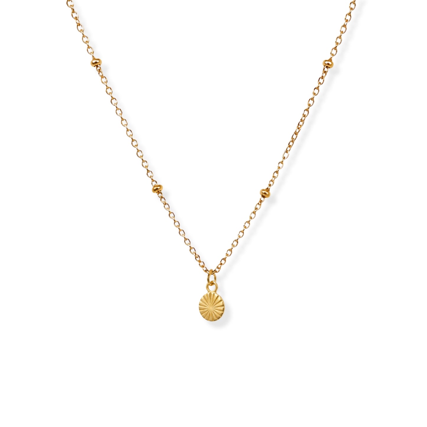 Sunburst Necklace 18K Gold