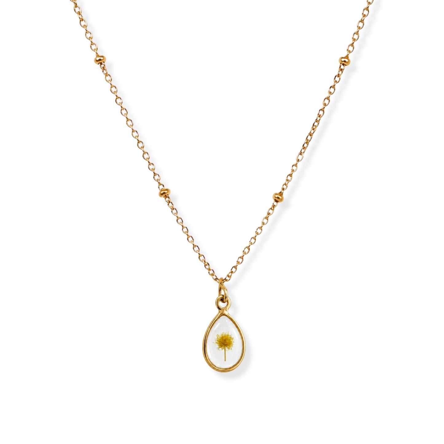 Wattle Necklace 18K Gold