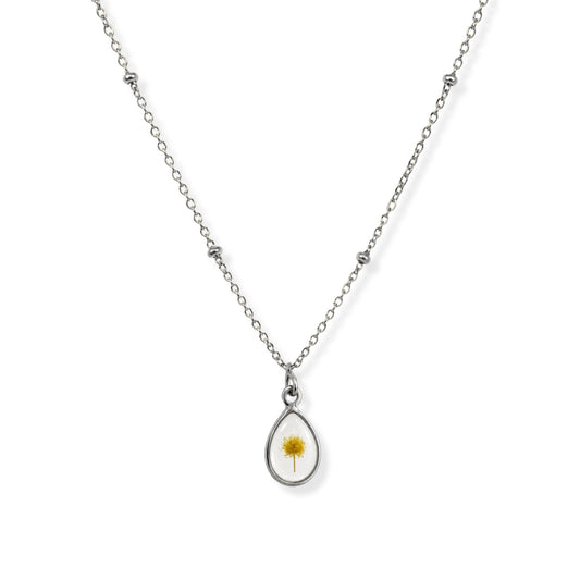 Wattle Necklace Polished Steel